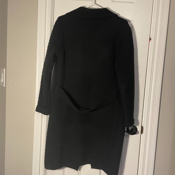LYLA + LUXE FITTED KNIT COAT (Small, Black) - Picture 3 of 8